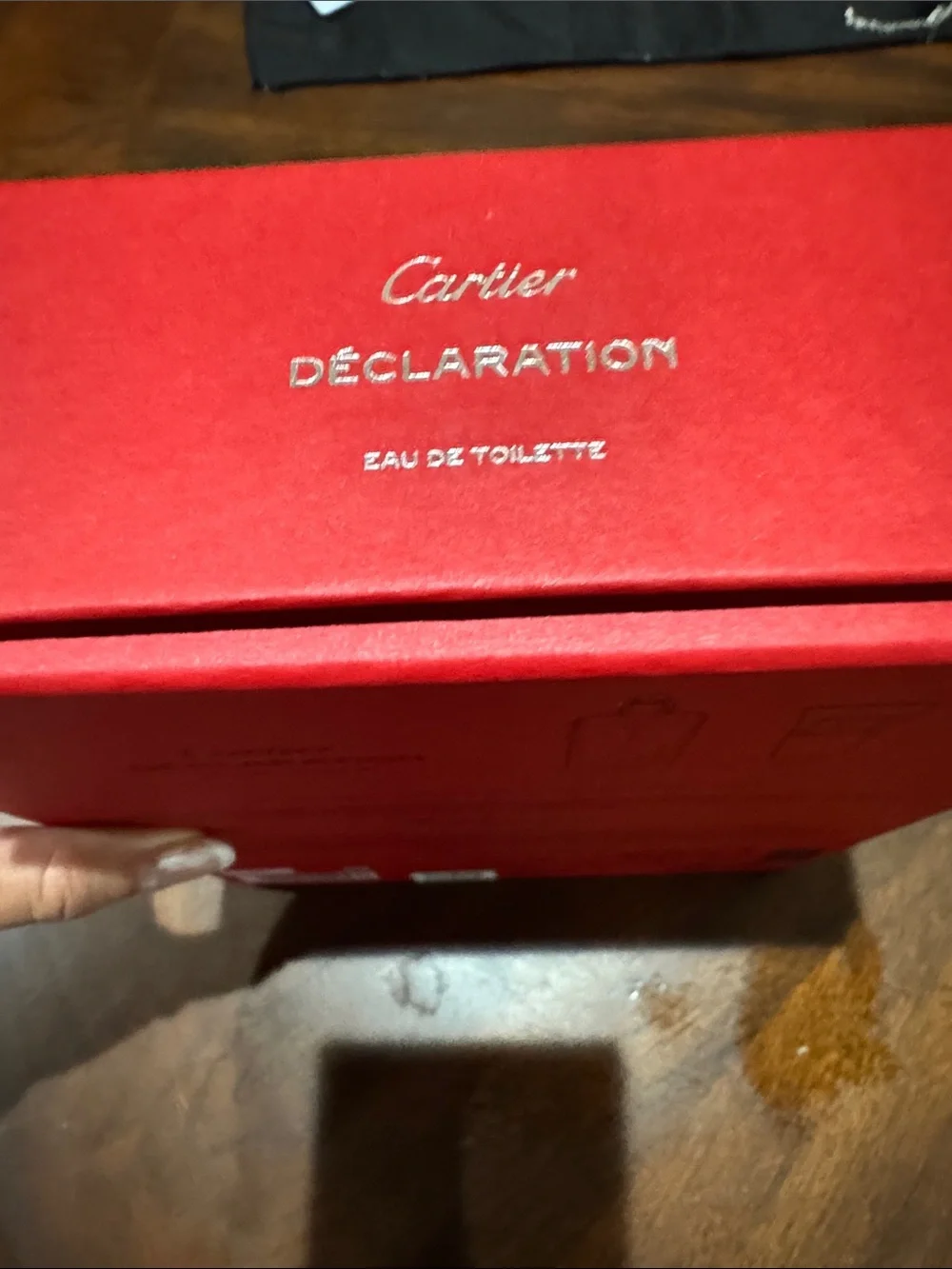 Cartier Declaration empty gift box